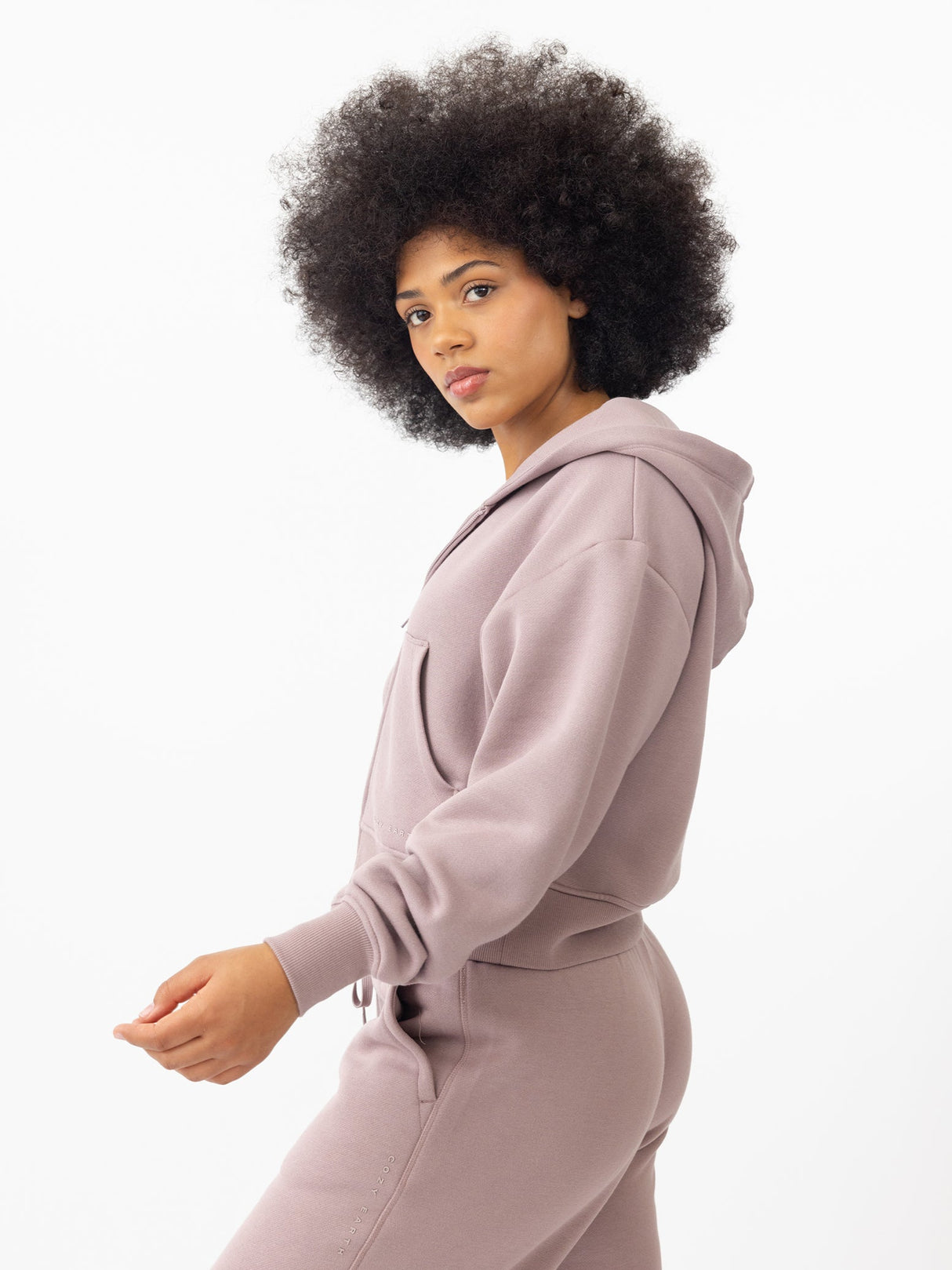 Women's CityScape Cropped Full Zip from Cozy Earth
