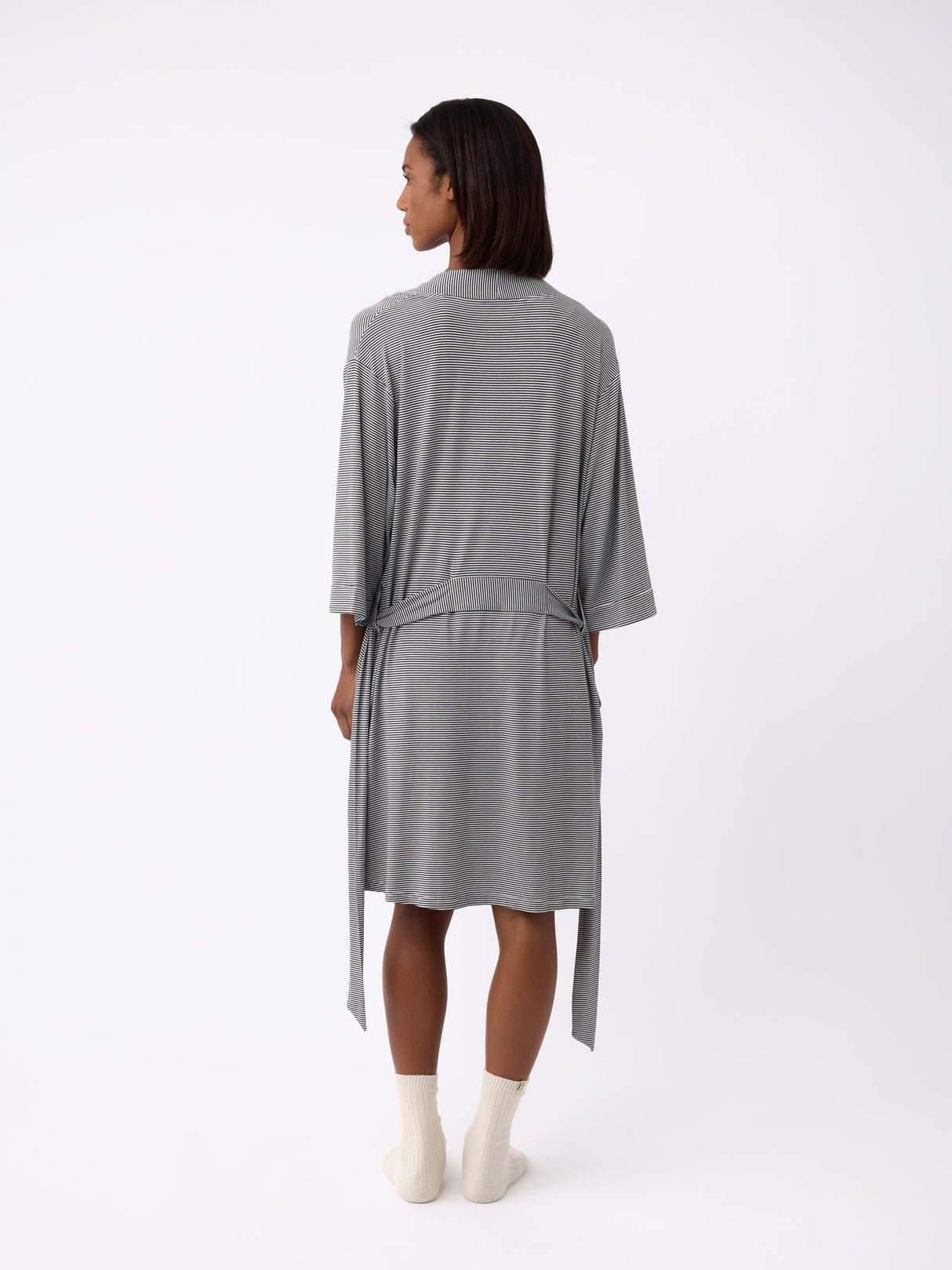 Women's Bamboo Stretch-Knit Kimono Robe from Cozy Earth
