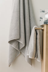 Ribbed Terry Bath Towel Set from Cozy Earth