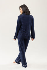 Women's Bamboo Stretch-Knit Long Sleeve Pajama Set from Cozy Earth