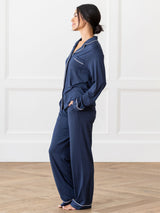 Women's Bamboo Stretch-Knit Long Sleeve Pajama Set from Cozy Earth