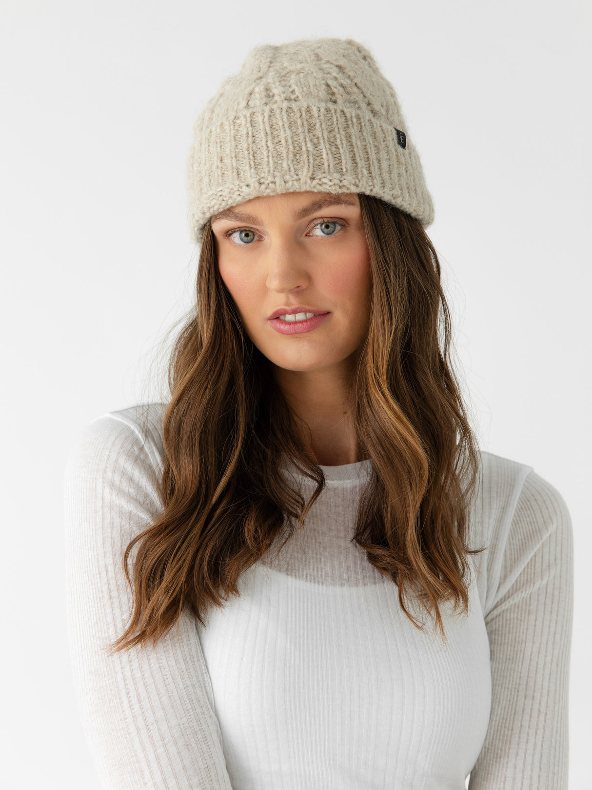 Cable Knit Beanie from Cozy Earth