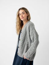 Oversized Cable Knit Cardigan from Cozy Earth