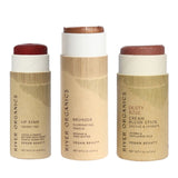 Lip + Highlighter + Blush Set from River Organics