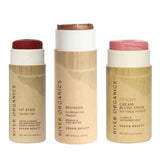 Lip + Highlighter + Blush Set from River Organics