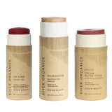 Lip + Highlighter + Blush Set from River Organics