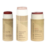 Lip + Highlighter + Blush Set from River Organics