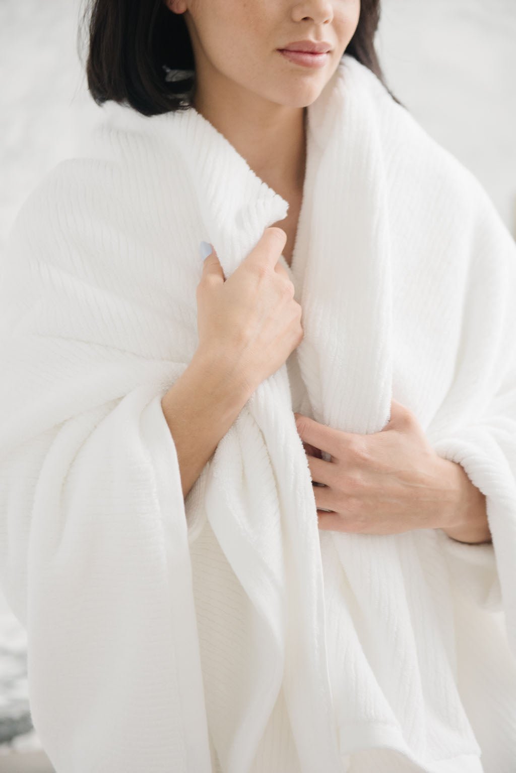 Ribbed Terry Bath Towel Set from Cozy Earth