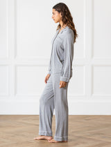 Women's Bamboo Stretch-Knit Long Sleeve Pajama Set TALL from Cozy Earth