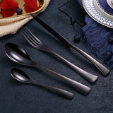 All Black Flatware Set from Moderny