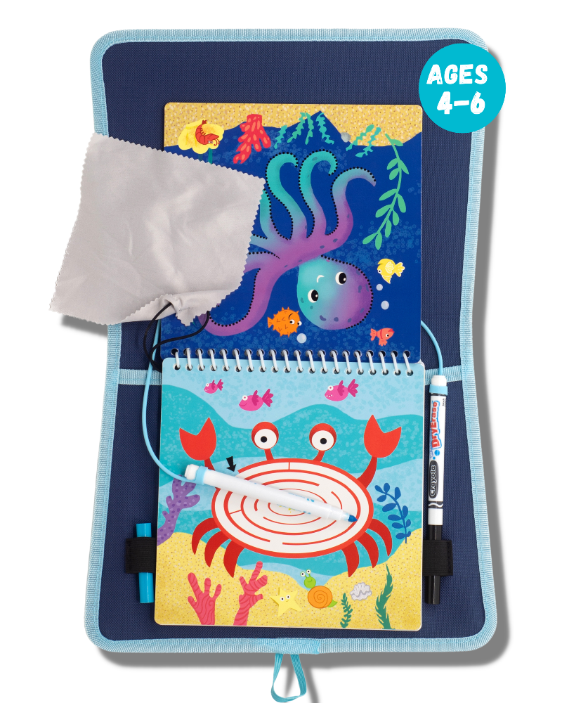 Totebook Kids Dry Erase Travel Activity Book from UnbuckleMe®
