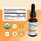 Organic Liquid Vitamin D3 with K2 from Serawise