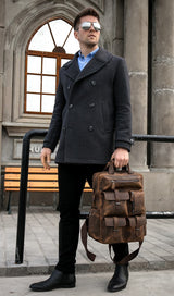 The Shelby Backpack | Handmade Genuine Leather Backpack from STEEL HORSE LEATHER
