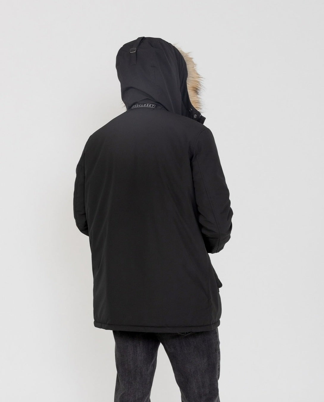Men's Hudson Ultra Lite Hooded Winter Parka Coat From FAD
