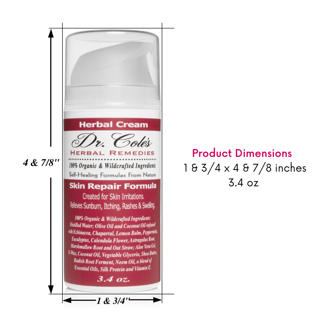 Dr. Cole's Organic Skin Repair Herbal Cream from COLEHERBALS
