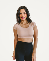Classic Basic Cap Sleeve from HALFTEE Layering Fashions