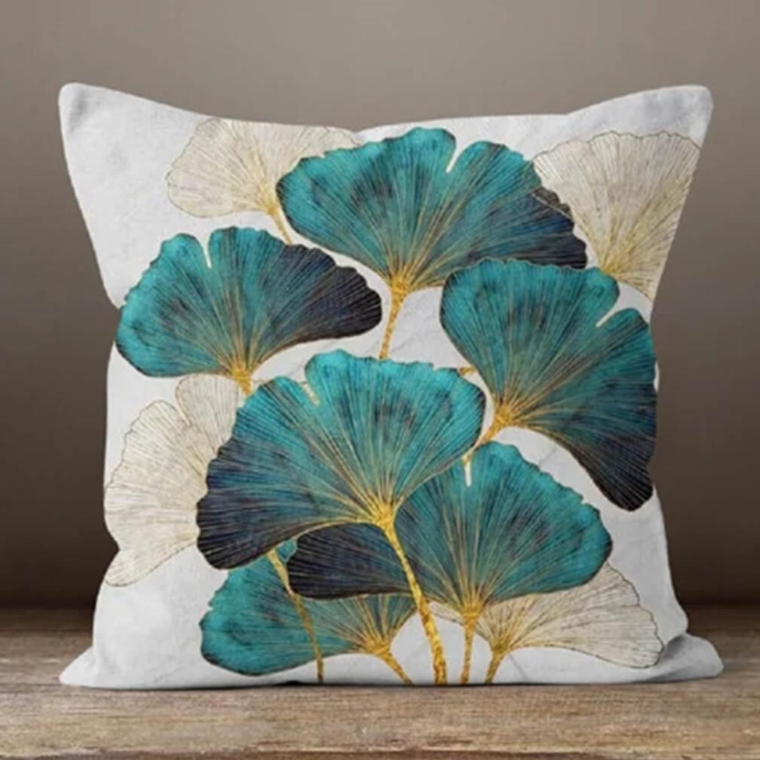 Emerald Leaf Cushion Cover from Moderny