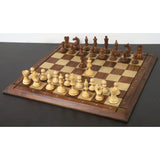 Botvinnik Flohr-I Soviet 1933 Chess Set- Chess Pieces Only - Golden Rosewood - 3.6" King From Royal Chess Mall