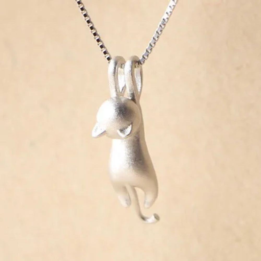 DANGLING KITTY NECKLACE from Ashlen