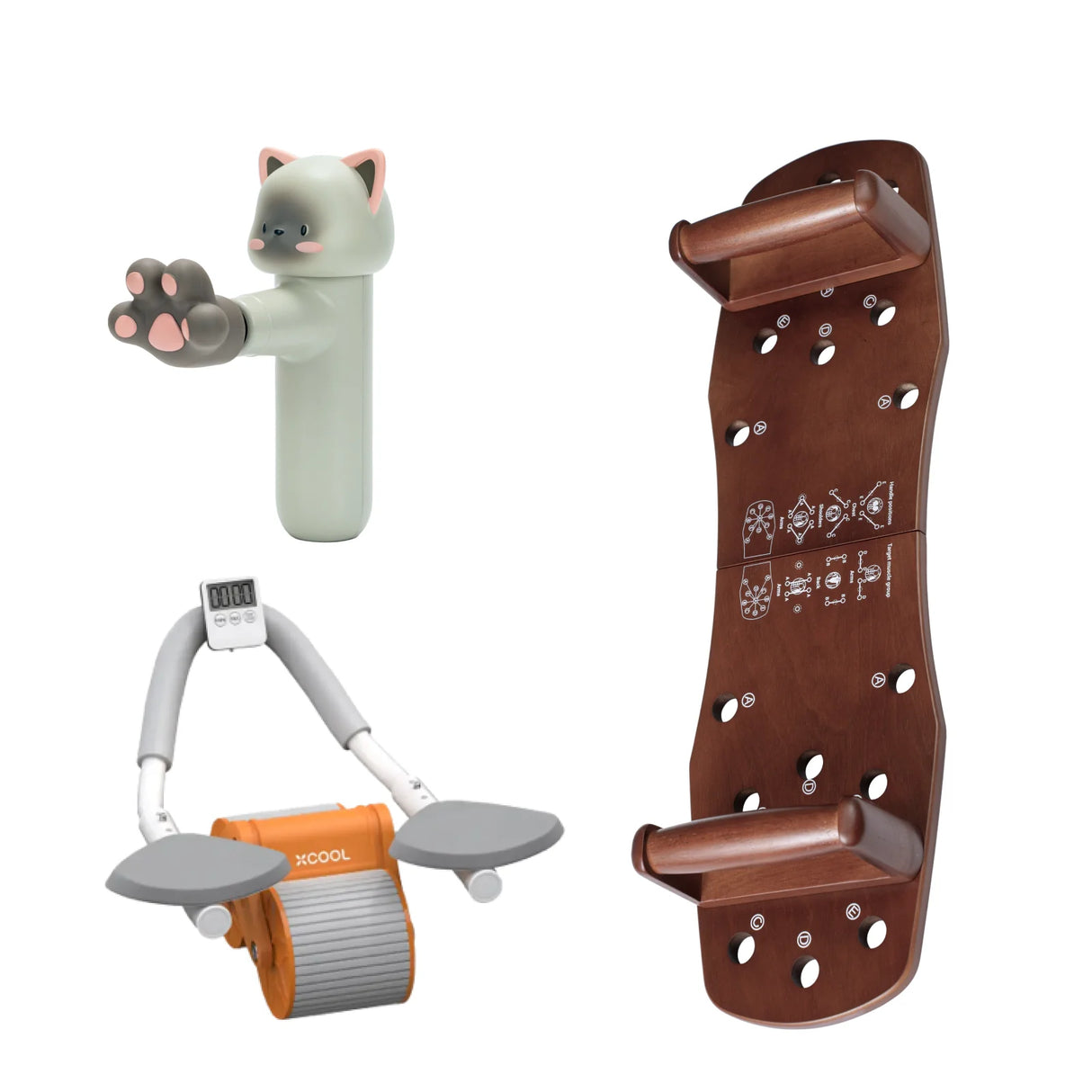 xCool Multifunction Portable Wooden Push-up Board from Cool Gadget