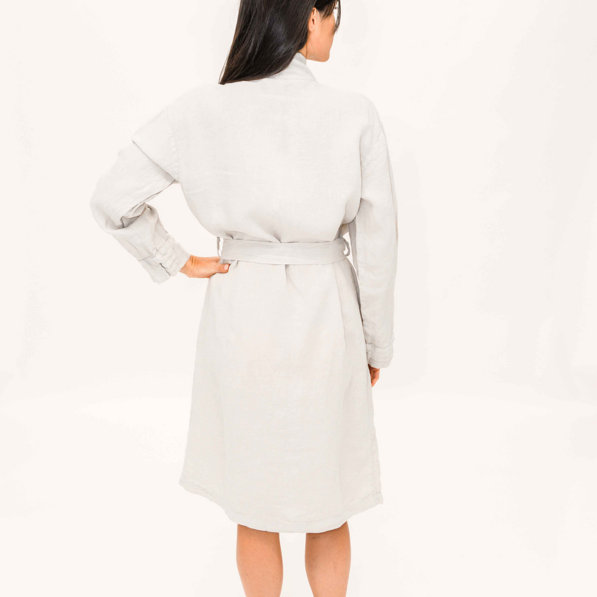 Linen Bathrobe from Beflax Linen