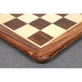 21 inches Large Chess board in Golden Rosewood & Maple Wood - 55 mm Square from Royal Chess Mall