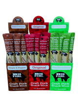 Craft Pork Snack Stick Collection (60 Sticks Total) from Big Fork Brands