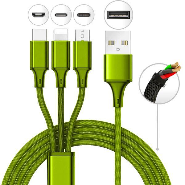 10 Foot 3-in-1 Cable - Refill 12pc from Mila Lifestyle Accessories