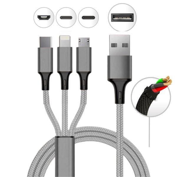 10 Foot 3-in-1 Cable - Refill 12pc from Mila Lifestyle Accessories