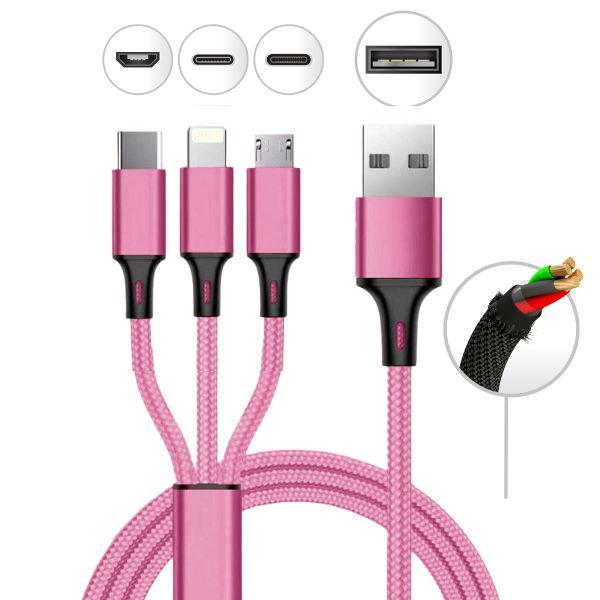 10 Foot 3-in-1 Cable - Refill 12pc from Mila Lifestyle Accessories