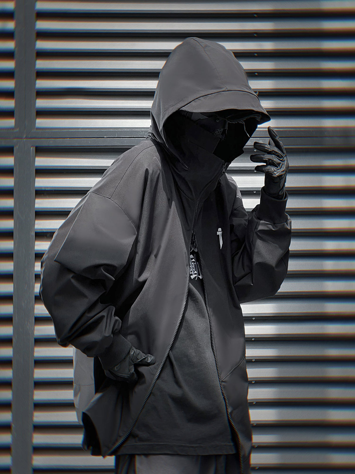 J35 Black Tech Jacket from Niepce Inc