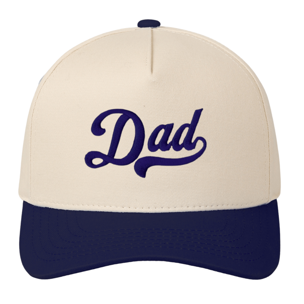 3D Embroidery 'Dad' Snapback Hat from United Monograms