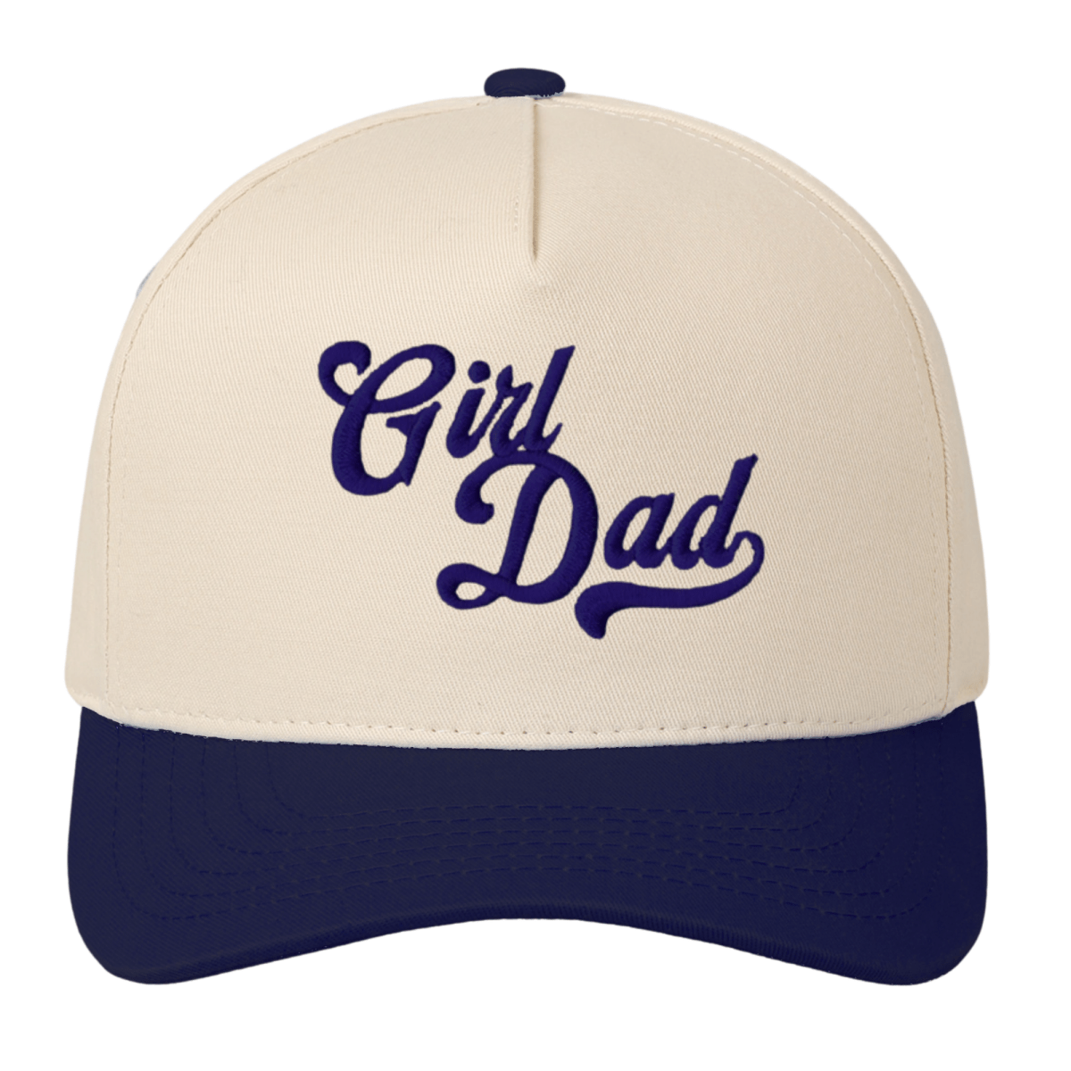3D Embroidery 'Dad' Snapback Hat from United Monograms