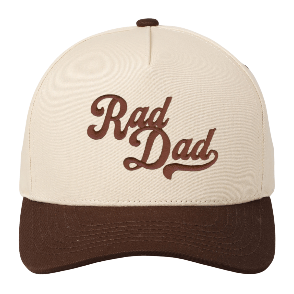 3D Embroidery 'Dad' Snapback Hat from United Monograms