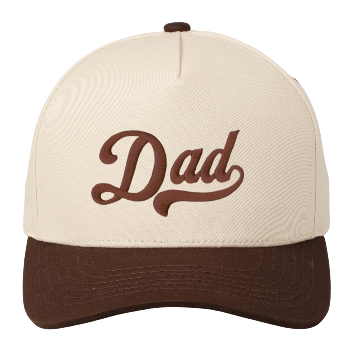 3D Embroidery 'Dad' Snapback Hat from United Monograms