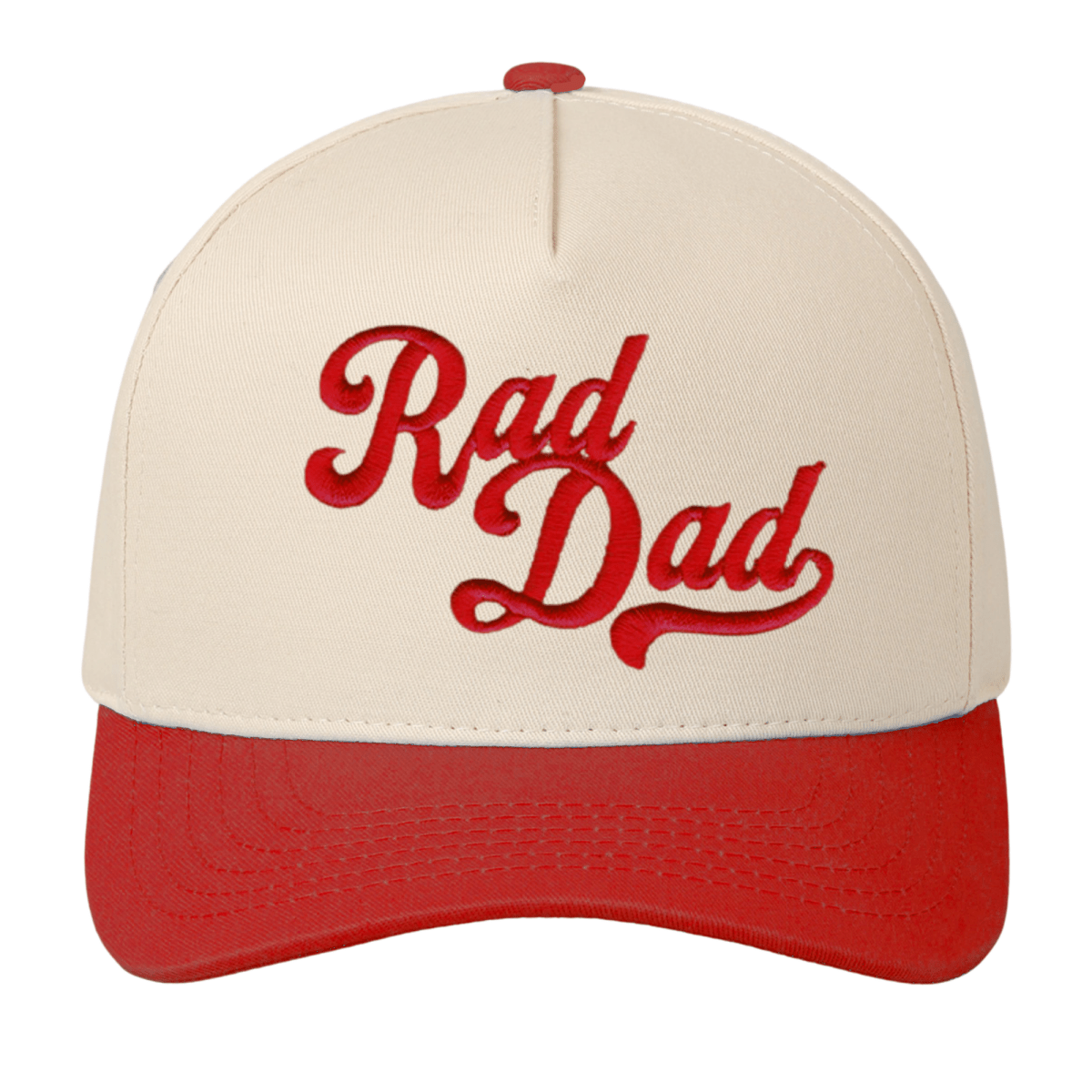 3D Embroidery 'Dad' Snapback Hat from United Monograms