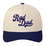 3D Embroidery 'Dad' Snapback Hat from United Monograms