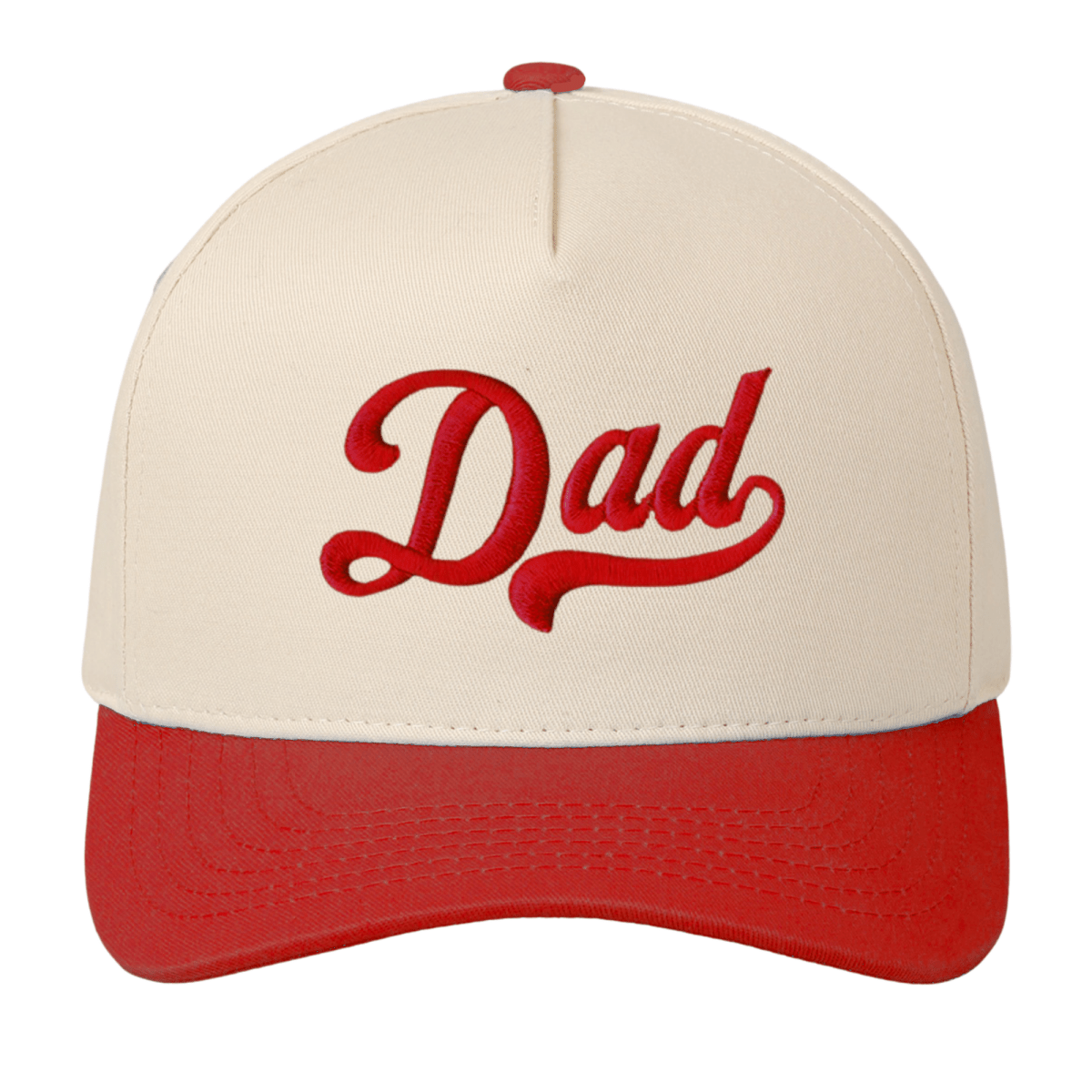 3D Embroidery 'Dad' Snapback Hat from United Monograms