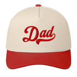 3D Embroidery 'Dad' Snapback Hat from United Monograms