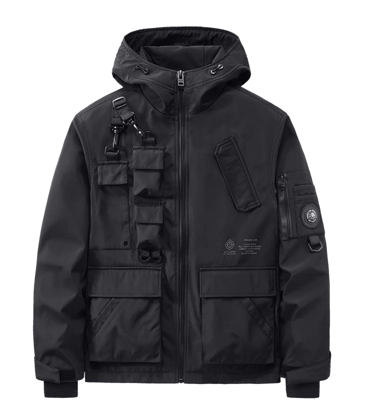 NX Tactical Matte Black Jacket From Niepce Inc
