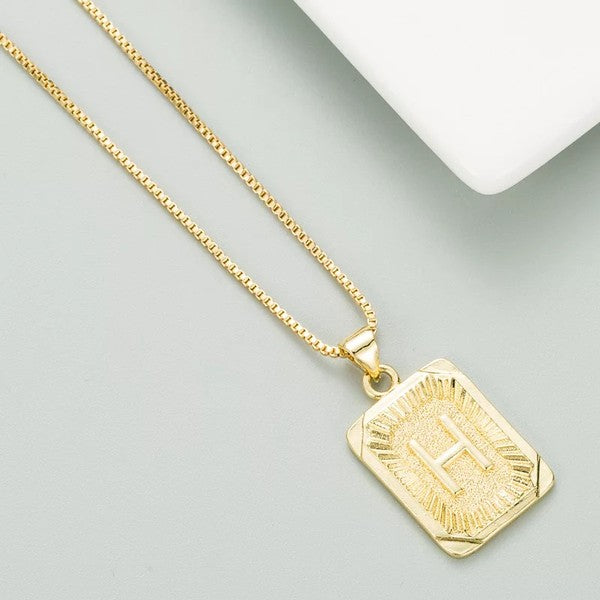 Classy Pendant Talia Initial Gold Letter Necklace from My Pampered Life Seattle