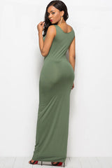 Scoop Neck Wide Strap Maxi Dress from Enfance-Heureuse