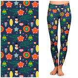 Christmas Cheer Buttery Soft Leggings by Lipstick & Chrome From Quirks!