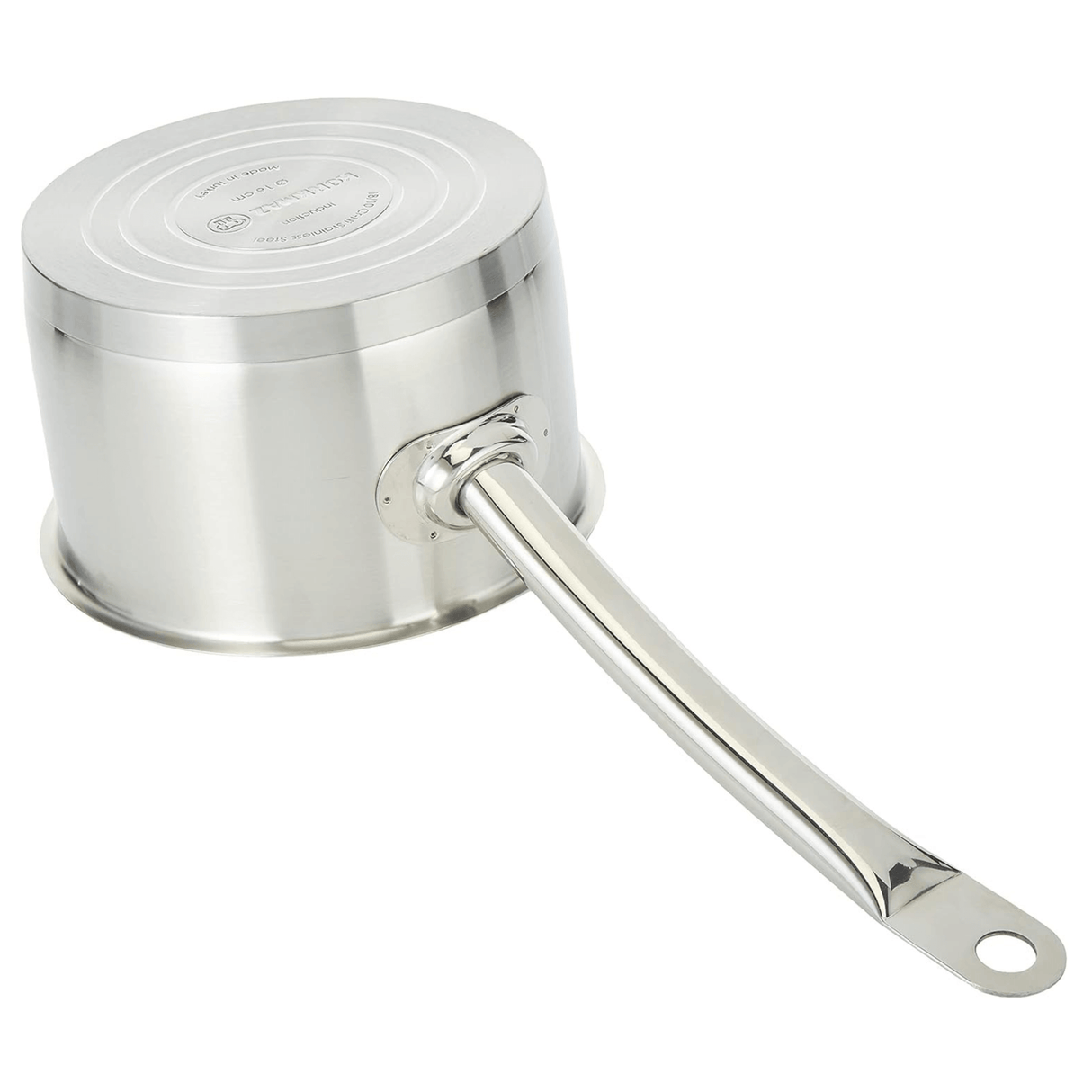 Korkmaz Proline 2Qt Stainless Steel Saucepan with High Profile Lid from Jupiter Gear Home