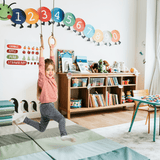 3in1 Swing & Climbing Set: Rope Ladder, Gym Rings & Disc Swing from Goodevas