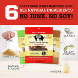 Craft Pork Jerky Sample - 1 pack of each flavor (3 total) from Big Fork Brands