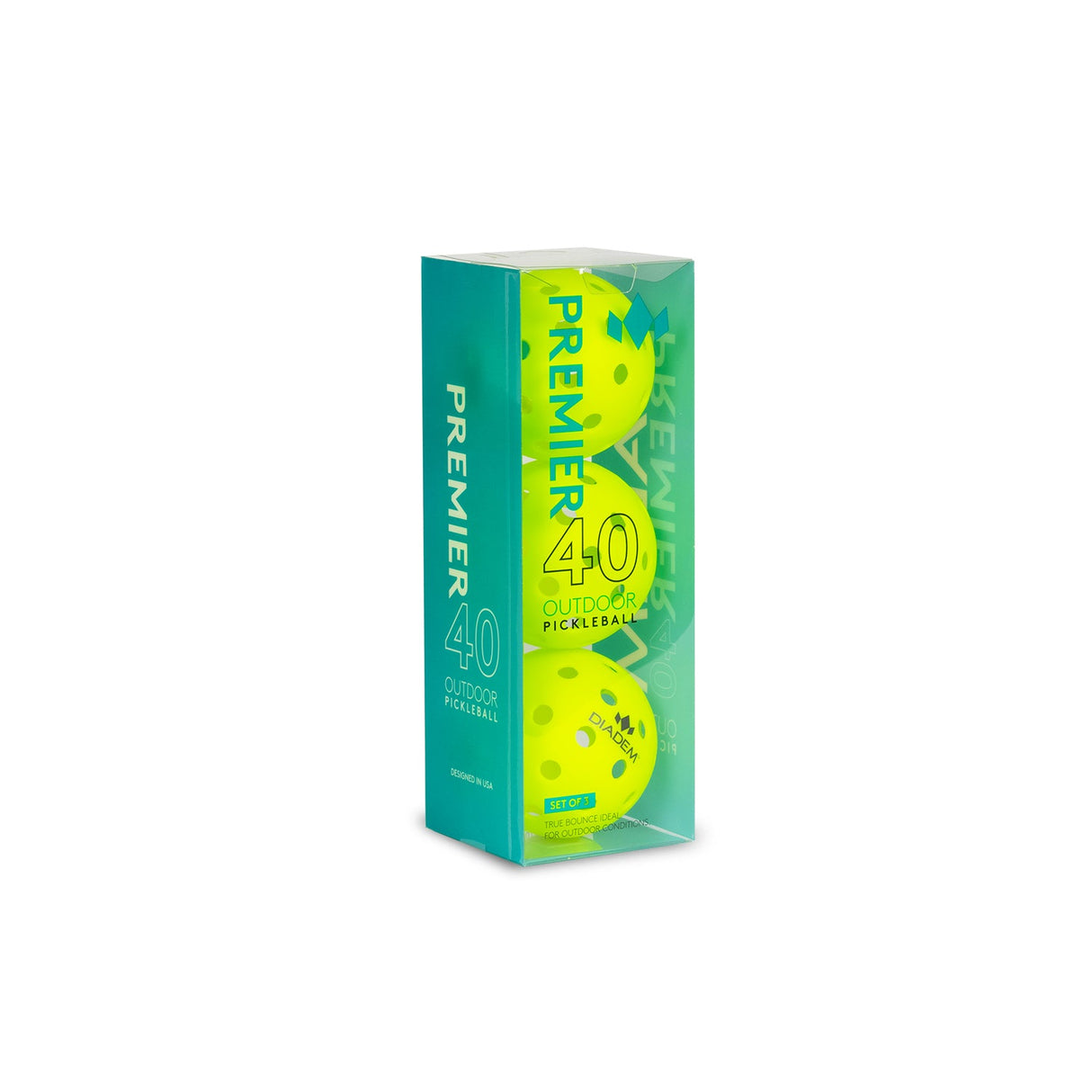 Premier 40 Outdoor Pickleballs from Diadem Sports
