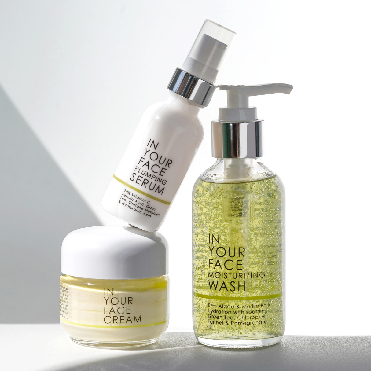 Three STEP ESSENTIALS TRIO from IN YOUR FACE SKINCARE