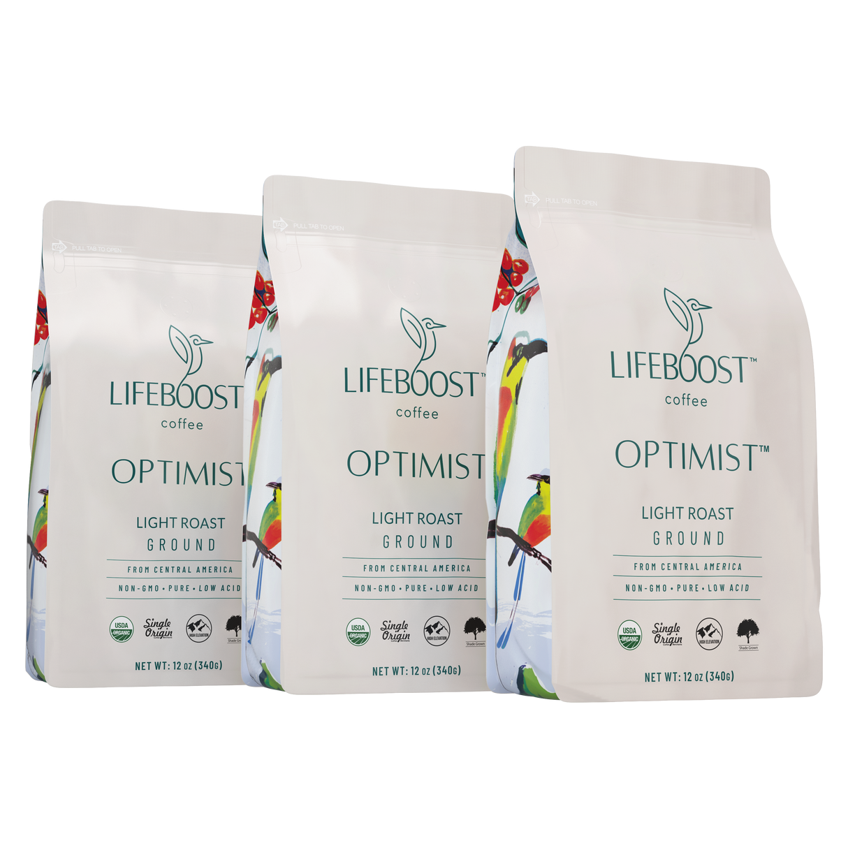 Optimist Light Roast From Lifeboost Coffee