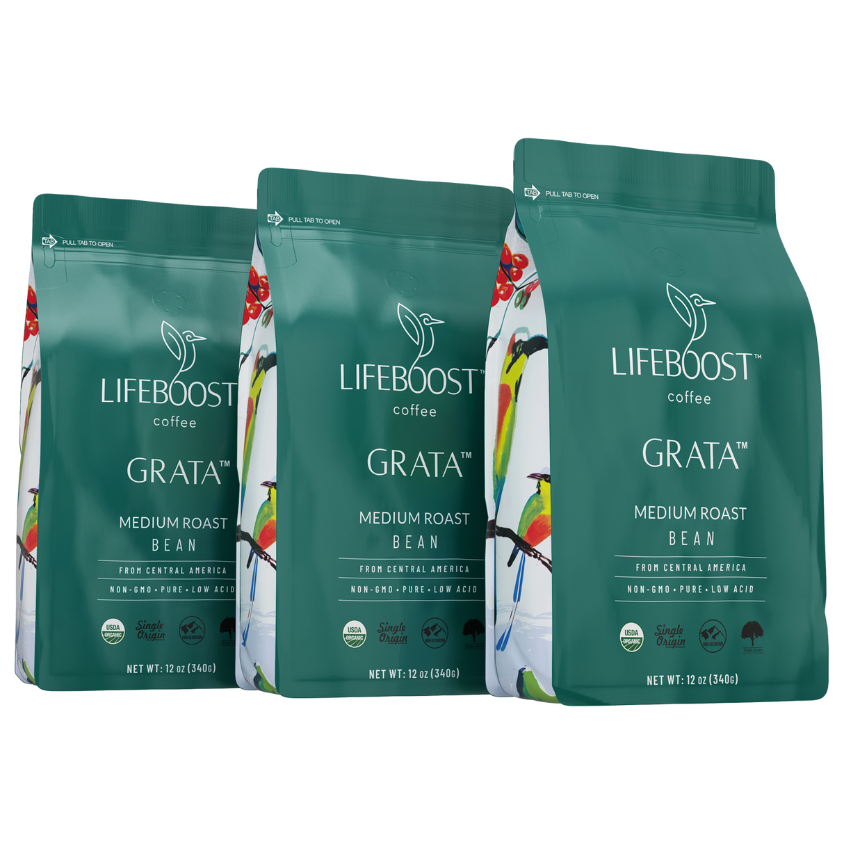 Grata Medium Roast From Lifeboost Coffee